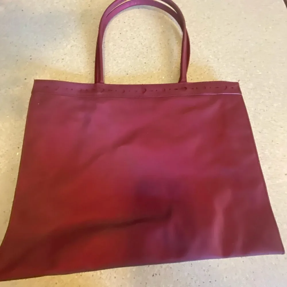 Fuchsia Clinique tote bag for women